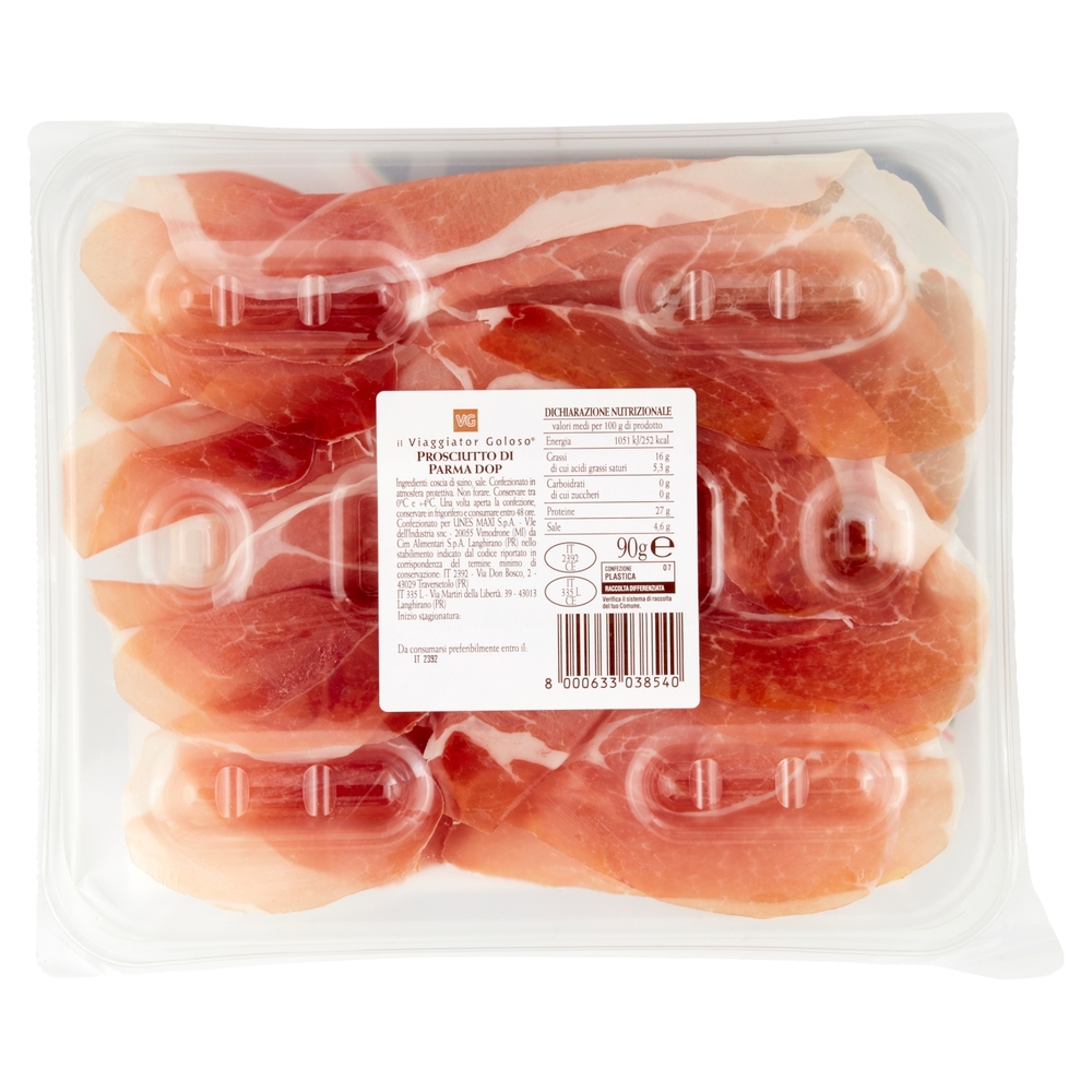 Prosciutto di Parma DOP Stagionato 18 Mesi, 90 g